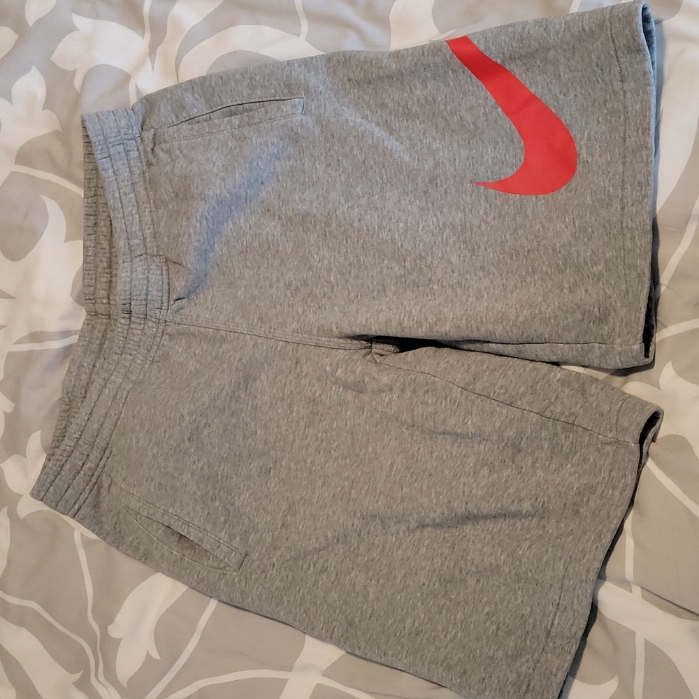 Mens Nike Gray Sweatpants Shorts